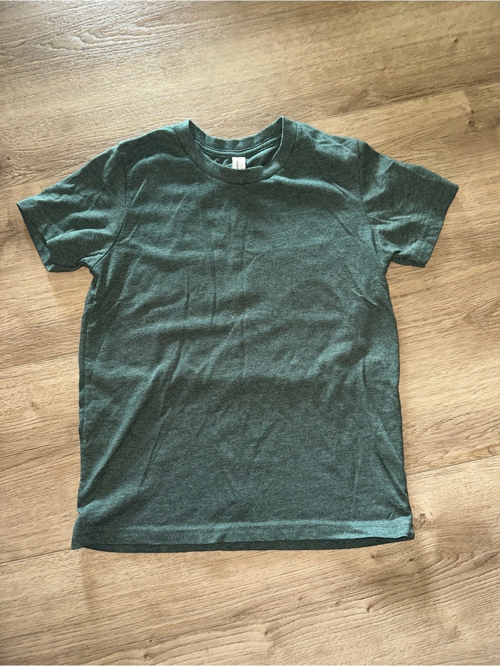Bella Canvas Heather Teal Short Sleeve Kids Tee